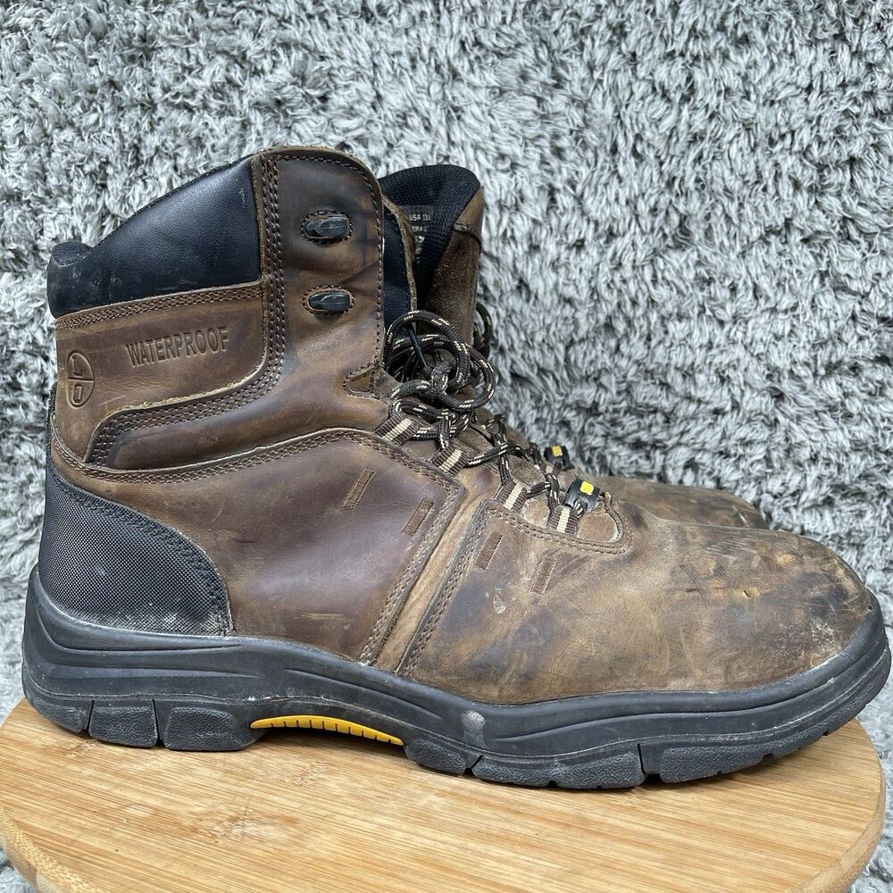 Lincoln Outfitters Premium Steel Toe Leather Work Boots Men's 13 W